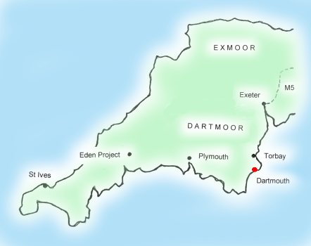 Map of the Westcountry